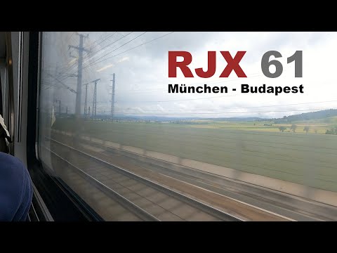ÖBB Railjet Mitfahrt München Hbf - Budapest Keleti | RJX 61