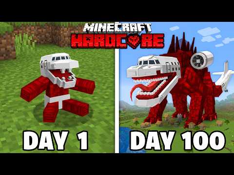 Ho sopravvissuto 100 giorni come INFECTED SKY in Minecraft