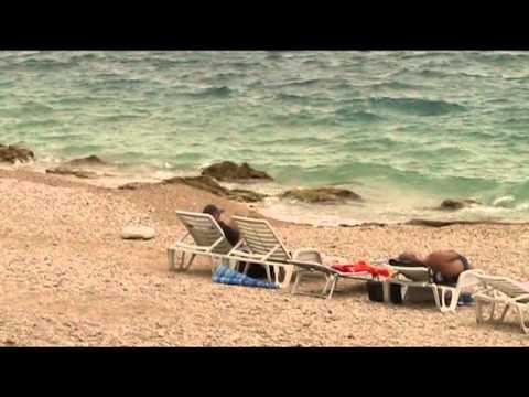 Primosten. Beach around the Raduca peninsula near Zora hotel (part2).