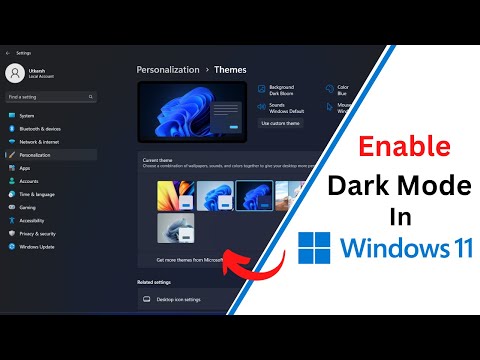 how to turn off dark mode in laptop windows 11