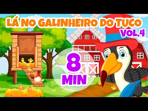 Lá no Galinheiro do Tuco Vol. 4 - Giramille 8 min | Desenho Animado Musical