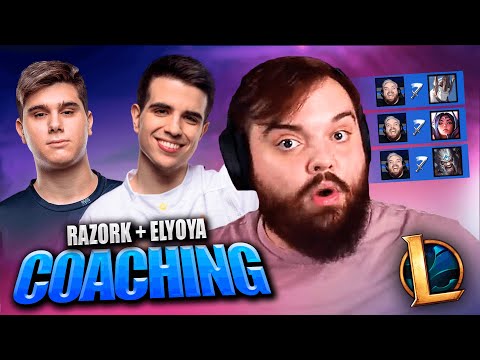 LOS 2 MEJORES JUGADORES DE ESPAÑA ME ENSEÑAN A JUGAR AL LOL