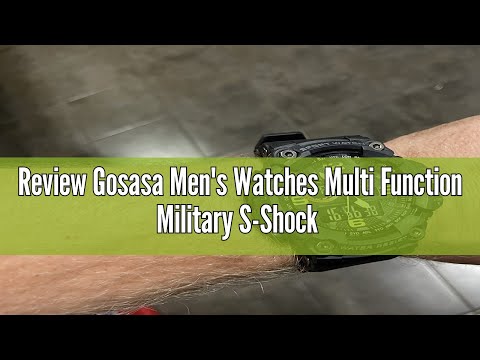 Gosasa S Shock Military Sports Watches Compass Pedometer Mens Watch Digital Waterproof Electronic Watches Men Wristwatch video review thumbnail