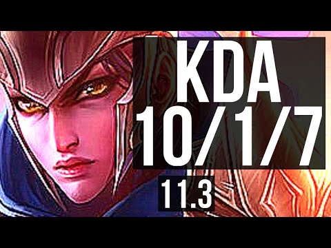 QUINN vs SYLAS (TOP) | 10/1/7, Legendary, 900K mastery | KR Diamond | v11.3