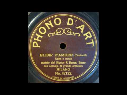 Udite o rustici (Banco)