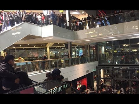 BREAKING NEWS: London's Westfield shopping centre in Stratford evacuated as 'fire sparks stampede'