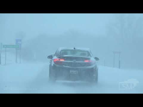 02-26-2020 Detroit, MI Numerous Accidents - Whiteout Conditions - Traffic Snarled