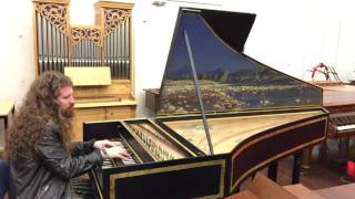 Midnight Girl on an old Harpsi-chord