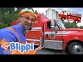 Blippi Visits a Firetruck Station | Learn About Firefighters for Kids | Blippi