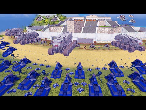 The Largest Clone Army SUPER-FORTRESS Ever Defended! - Men of War: Star Wars Mod