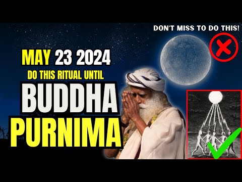 ✅Do This Ritual Until May 23rd Buddha Purnima Full Moon | Manifest Miracles❤️