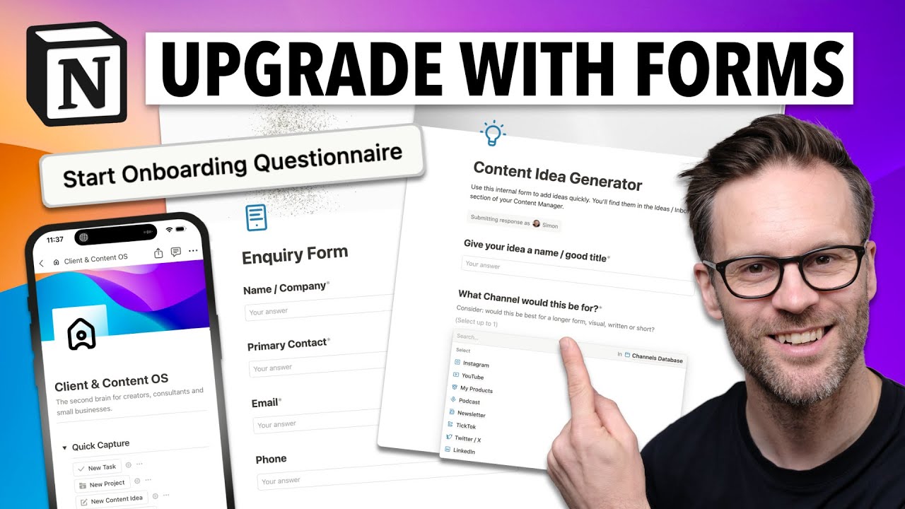 Notion Forms: More Useful Than You Realised?! + Life OS Upgrade Demo