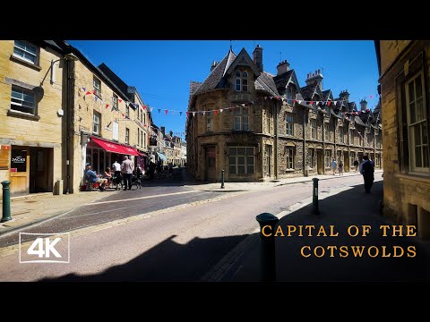 England's Most Beautiful Market Town in the Heart of Cotswolds - English Countryside Walk