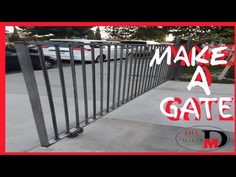 Make sliding gate