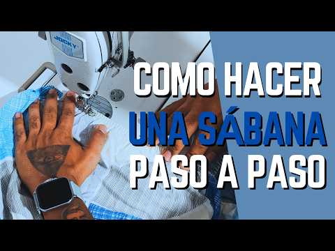 Como hacer SÁBANAS PARA CUALQUIER COLCHÓN paso a paso con elástico.