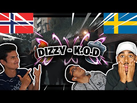 BEST MUSIC VIDEO IN 2021!! Norwegians React To (Swedish Rap) Reacting Til DIZZY - K.O.D