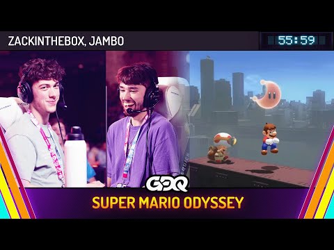 Super Mario Odyssey by ZackInTheBox and Jambo in 55:59 - Summer Games Done Quick 2025