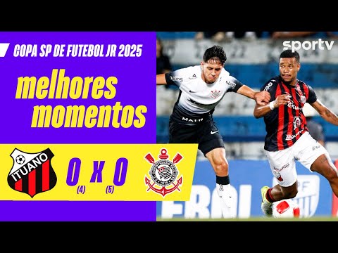 Gols e lances de Ituano x Corinthians