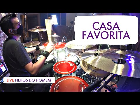 Casa Favorita | #LIVE Filhos do Homem | JC Batera #DRUMCAM