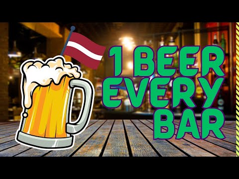 Trying to do the most Epic bar run in Riga Latvia