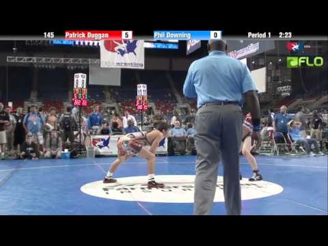 Junior 145 - Patrick Duggan (Pennsylvania) vs. Phil Downing (Colorado)