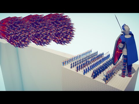 100x MEDIEVAL ARMY & GIANT vs EVERY GOD - Totally Accurate Battle Simulator TABS