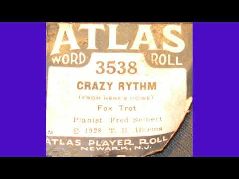 Crazy Rhythm Atlas Player Piano Roll