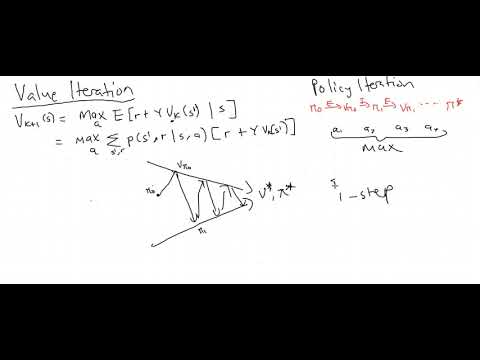 Reinforcement Learning - Lecture 8 (Value Iteration)