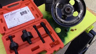 How to use a pulley puller and installer kit