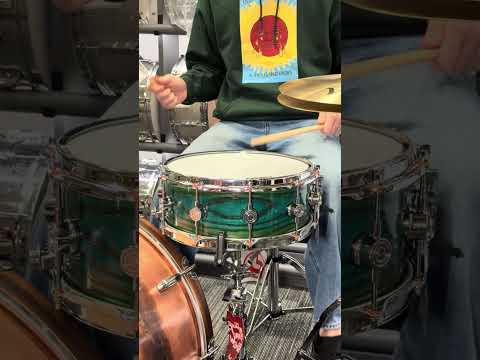 Wellingtone CUSTOM Steam Bent Snare - 14x5.5 #drumclinic #drums #drumdemo #custom #vintage