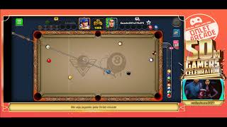 Veja a minha live de 8 Ball Pool