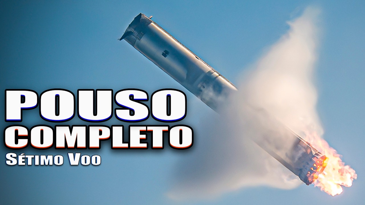Starship V2 Falha Mas Booster Pousa Com Sucesso (Replay)