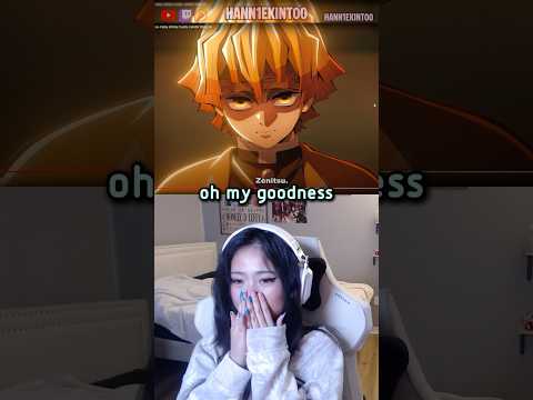 ZENITSU IS LOCKED IN🔥 #demonslayer #zenitsu #anime #reaction  #hann1ekin