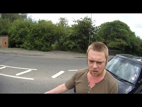 SJ60YBA - Close Pass, "Cycle More Safely Then", Says Sweary Passenger.