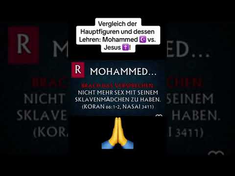 Mohammed vs Jesus 2024 | Wer ist das bessere Vorbild? Vergleich.