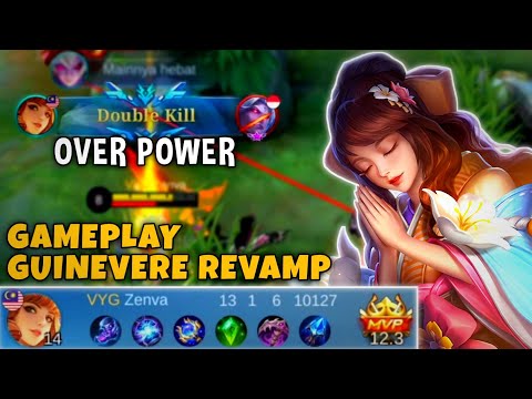 Guinevere Revamp Skill Combo | INSANE GAMEPLAY GUINEVERE REVAMP - MLBB