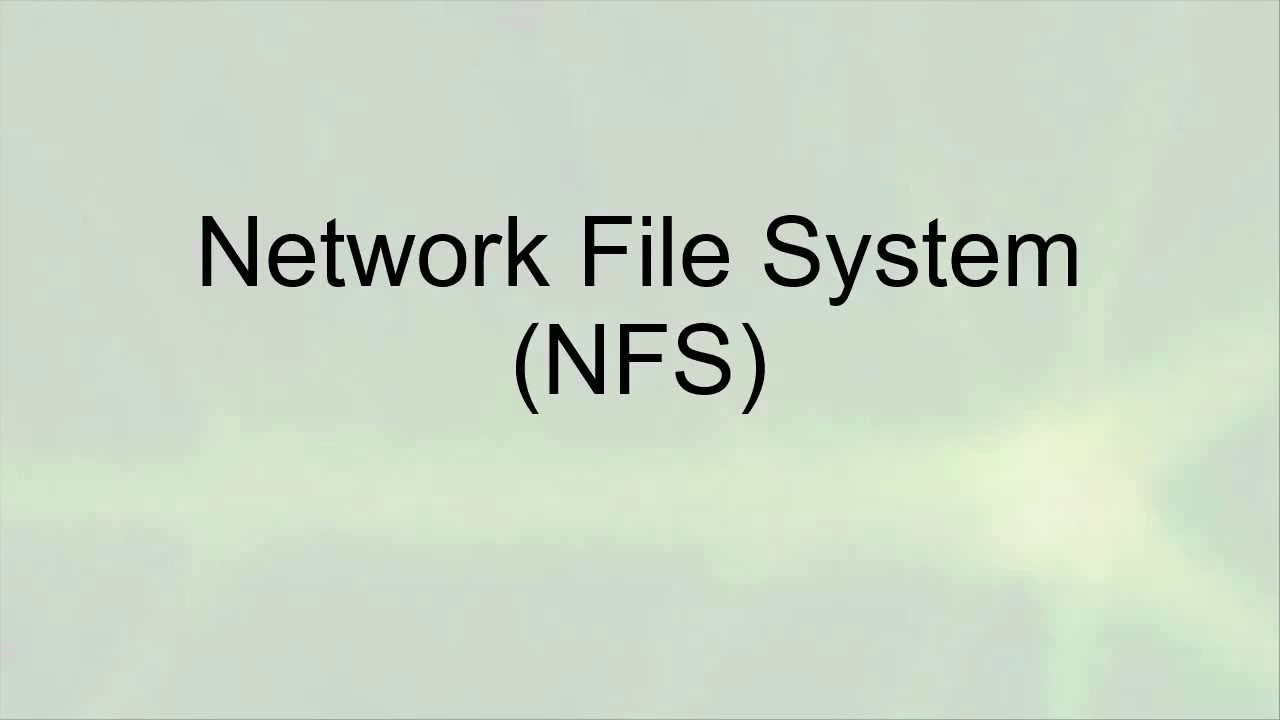 Linux Server Administration - Network File System (NFS) Overview