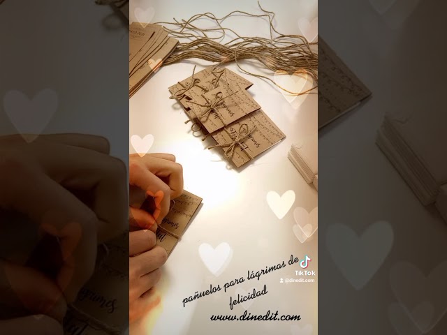 Vídeo relacionado con BORISCA 120 Pcs Lágrimas de Felicidad Boda Sobre para Pañuelos Detalles, Sobre para Pañuelos en Español para Bodas de Invitados, Detalles de Sobre de Toallas de Papel para Boda Fiesta (A)