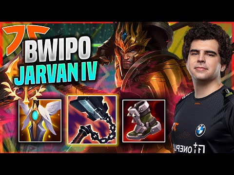 BWIPO CHILLING WITH JARVAN IV! - FNC Bwipo Plays Jarvan IV JUNGLE vs Ekko! | Patch 11.15