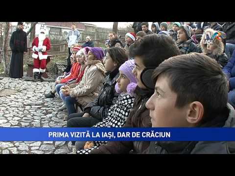 Jurnalul Regional TVR Iasi - Prima vizita la Iasi, dar de Craciun