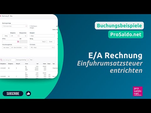 Wie verbuche ich die Einfuhrumsatzsteuer, wenn ich Sie direkt bezahlt habe in der E/A Rechnung?