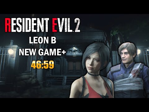 Resident Evil 2 Remake Speedrun Leon B NG+ 46:59 [Former World Record]