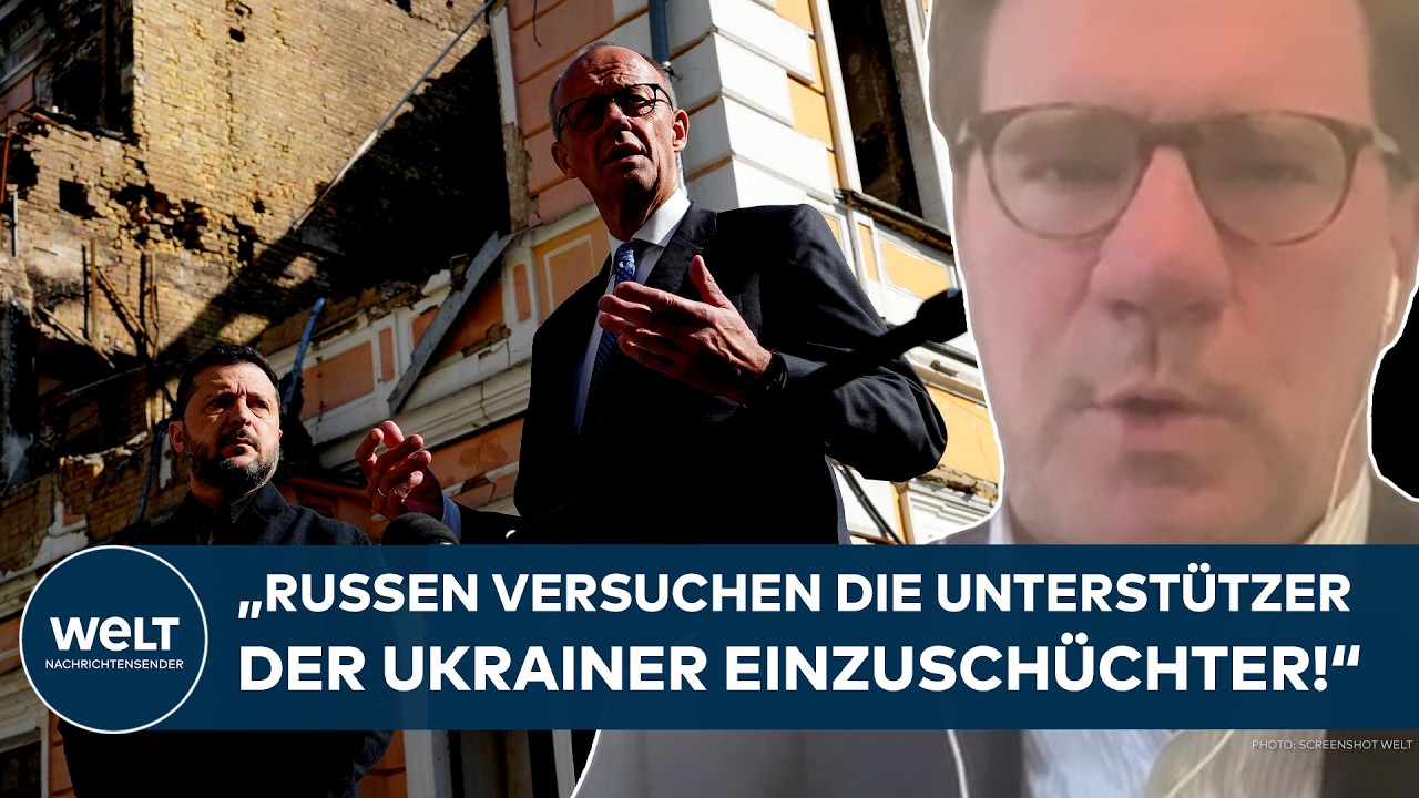 UKRAINE-KRIEG: "Russen versuchen Unterstützer der Ukrainer einzuschüchtern!" - Kanzler Merz in Kiew