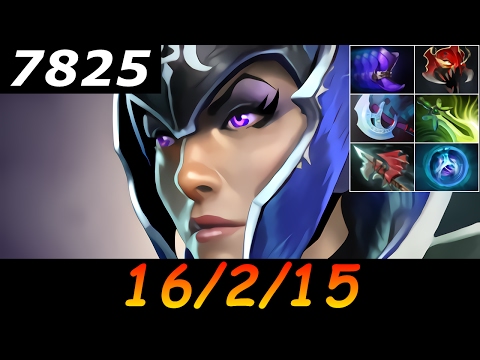 Dota 2 Luna 7825 MMR 16/2/15 (Kills/Deaths/Assists) Ranked Full Gameplay