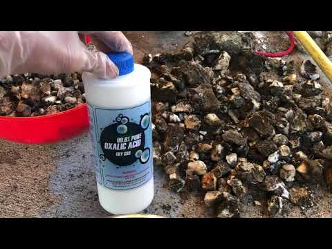 How To Clean Rocks // Oxalic Acid