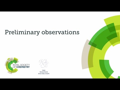 Practical skills assessment video- preliminary observation