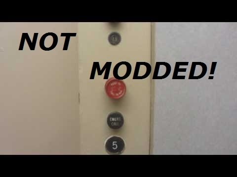 Not modded!  Otis lexan hydraulic elevators at Quality Inn (Airport), Lincoln NE