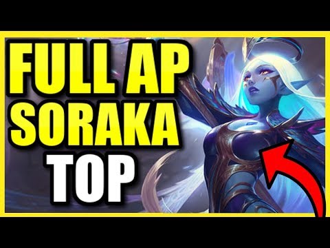 (NEW SKIN!) THIS SORAKA TOP BUILD CAN'T BE BEATEN BY ANY TOP LANER IN SEASON 10! SORAKA TOP GAMEPLAY