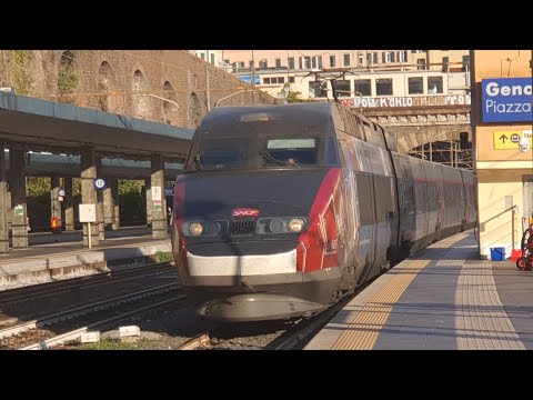 Corsa prova del TGV a Genova Piazza Principe