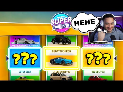 GIRANDO MAIS de 100 SUPER ROLETAS no Forza Horizon 5!